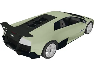 Lamborghini Murcielago LP670 SV 3D Model preview