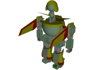 Keroro Robo Mk-II 3D Model preview