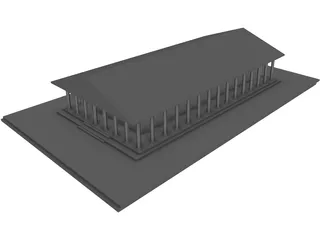 Partenon Temple Athens 3D Model preview