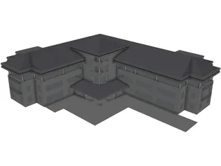 Building Office 3D Model preview