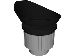 Eyepiece DIPOL 3D Model preview