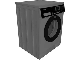 Washing Machine Samsung 3D Model preview