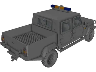 Jeep Agrale SUV 3D Model preview