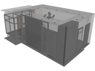 Bedroom Interior 3D Model preview