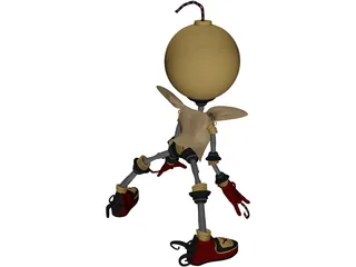 Bomba 3D Model preview