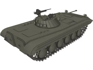 APC Tank 3D Model preview