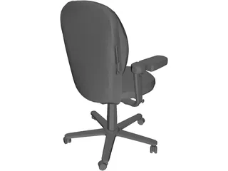 Office Chair 3D Model preview