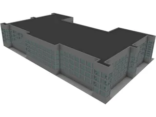 Postal Complex 3D Model preview
