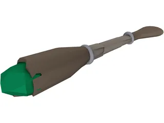 Staff Of Earth and Stone 3D Model preview