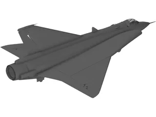 Saab 35 Draken 3D Model preview