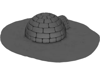 Igloo 3D Model preview