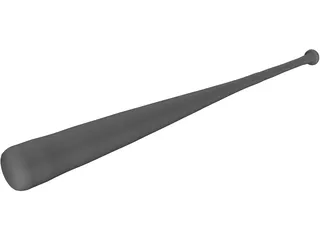 Baseball Bat 3D Model preview