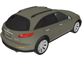Infiniti FX45 3D Model preview