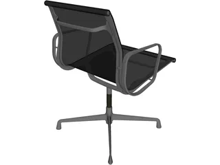 Eames Aluminum Group 3D Model preview