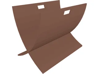 Magazine Holder 3D Model preview