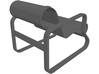 Chair Paemo 3D Model preview