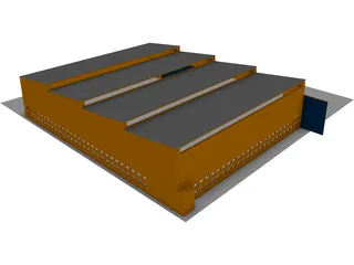 Aircraft Facility 3D Model preview