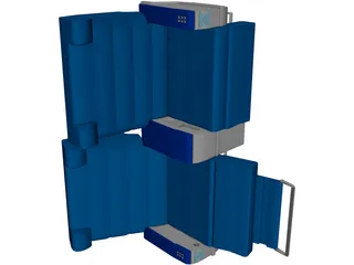 Seat Business Silverwing 3D Model preview