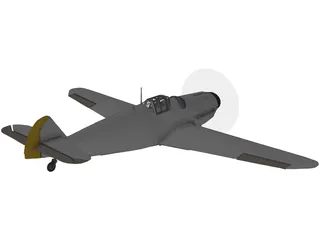Messerschmitt BF-109G6 3D Model preview