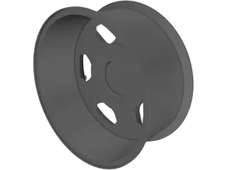 Wheel Isuzu 3D Model preview