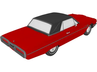 Ford Thunderbird (1964) 3D Model preview