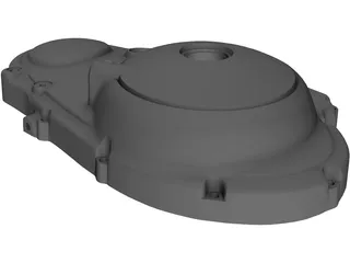 Clutch Cover 3D Model preview