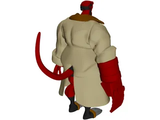 Hellboy 3D Model preview