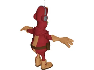 Jack Napalm 3D Model preview