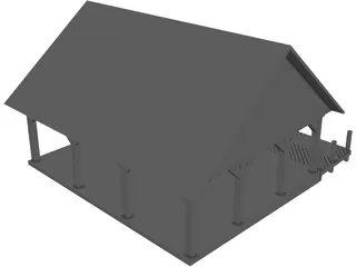 Park Pavillion 3D Model preview