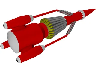 Thunderbird 3D Model preview
