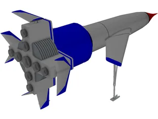 Thunderbird 3D Model preview