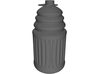 Bottle 128oz 3D Model preview