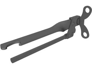 Can Opener 3D Model preview