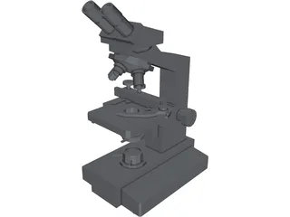 Microscope 3D Model preview