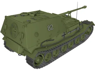 SAU Ferdinand 3D Model preview