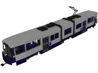 Streetcar 3D Model preview