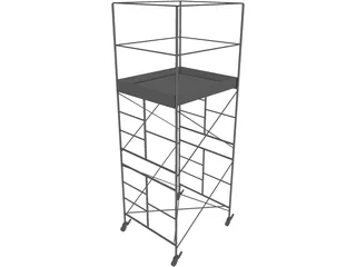 Rolling Tower 3D Model preview