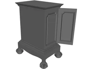 Cabinet of Curiosities 3D Model preview