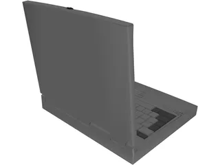 Notebook Toshiba 3D Model preview