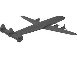 Lockheed C-121 Constellation 3D Model preview