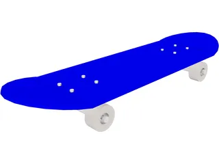 Skateboard 3D Model preview