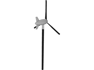 Wind Turbine 3D Model preview