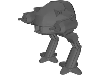 RoboCop Cyborg 3D Model preview