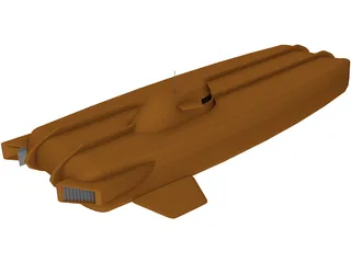 Future Submarine 3D Model preview