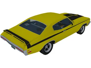 Buick GSX Stage 1 (1970) 3D Model preview