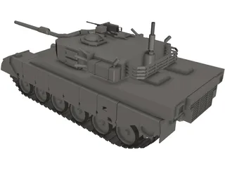 Tank Battle 3D Model preview