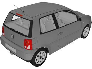 Seat Arosa 3D Model preview