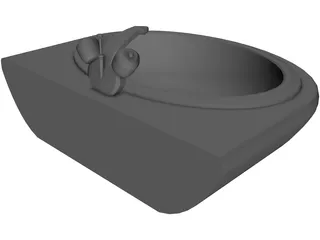 Sink Bathroom 3D Model preview