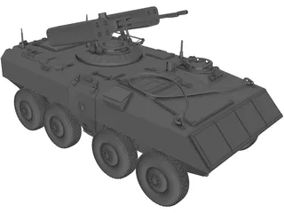 Future Combat Vehicle 3D Model preview