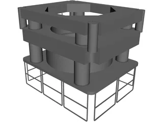 HCR2000 Casing Driver 3D Model preview